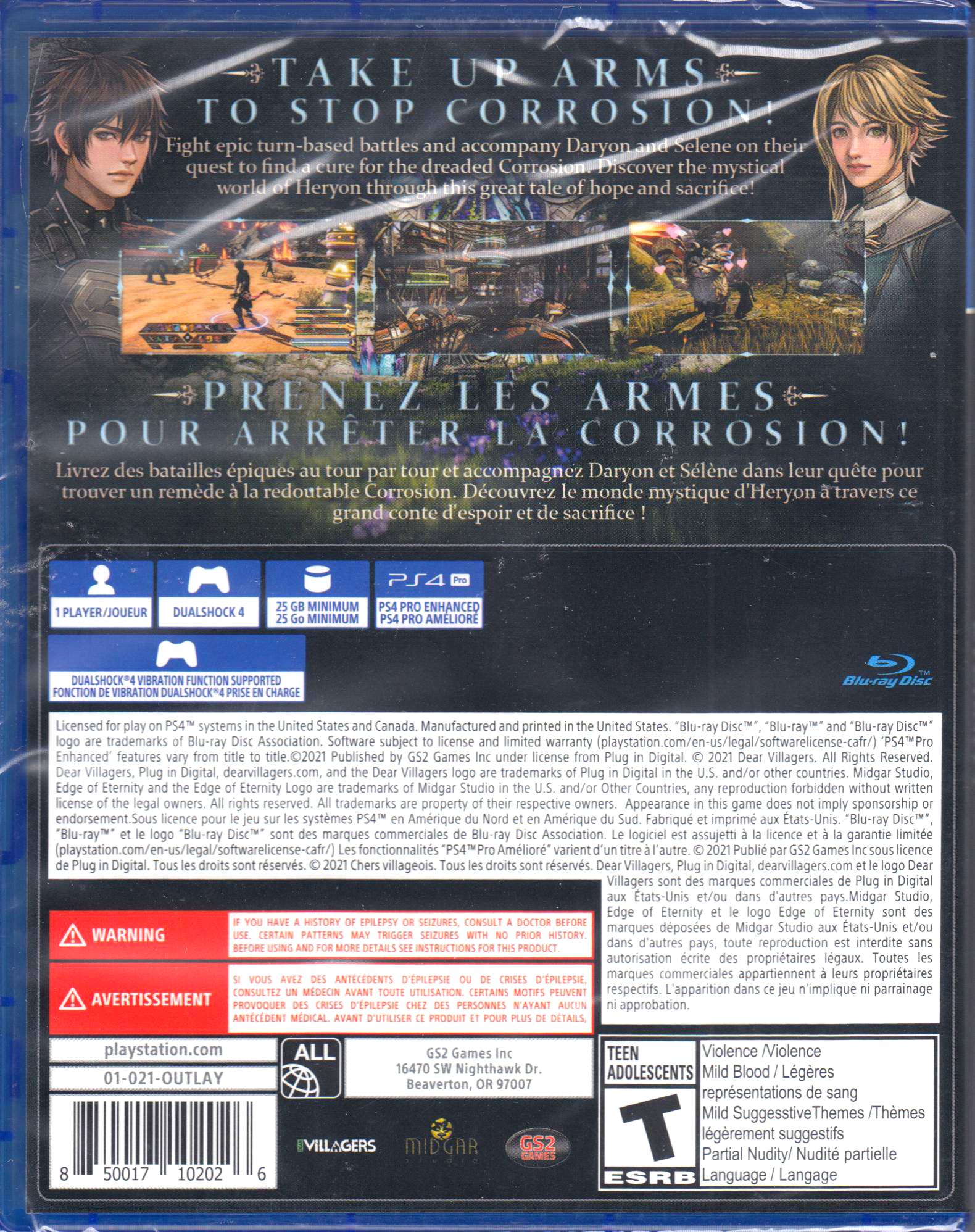 Edge of Eternity - PS4 / PlayStation 4 - Neu & OVP