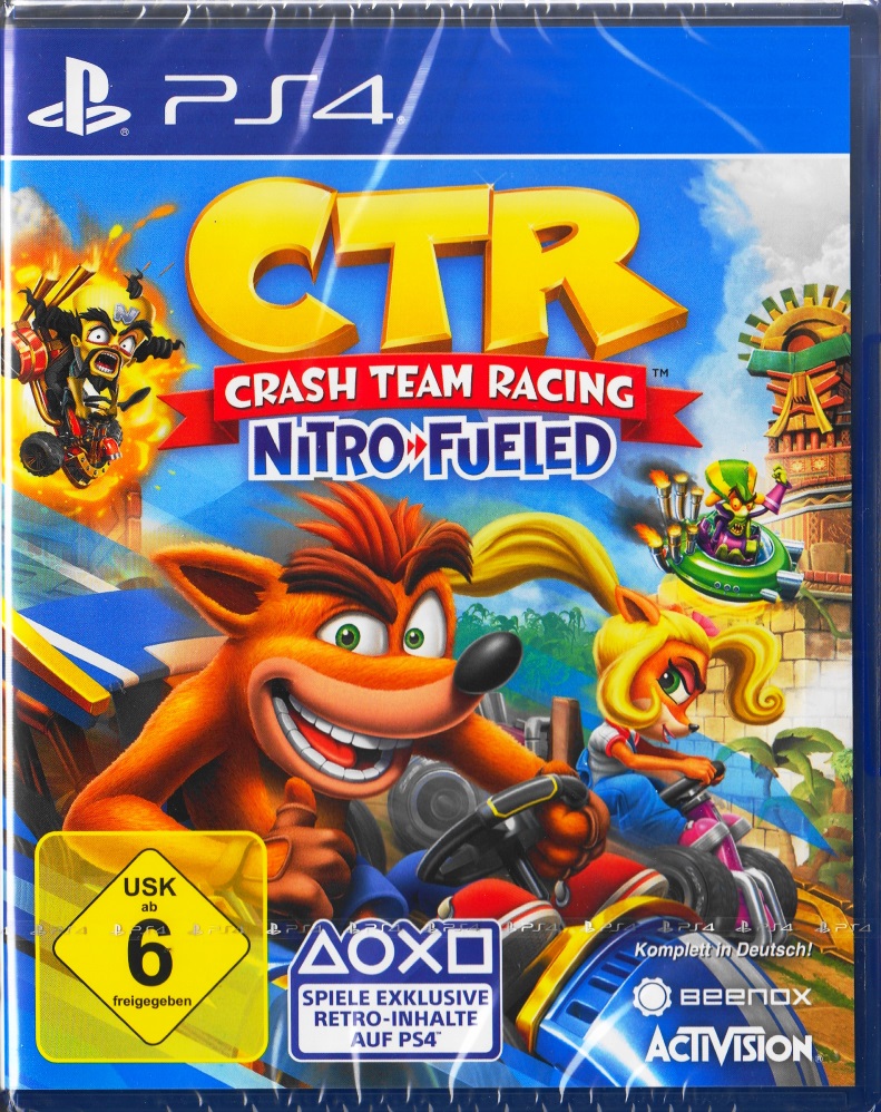 CTR Crash Team Racing Nitro Fueled PS4 Neu & OVP Deutsche USK