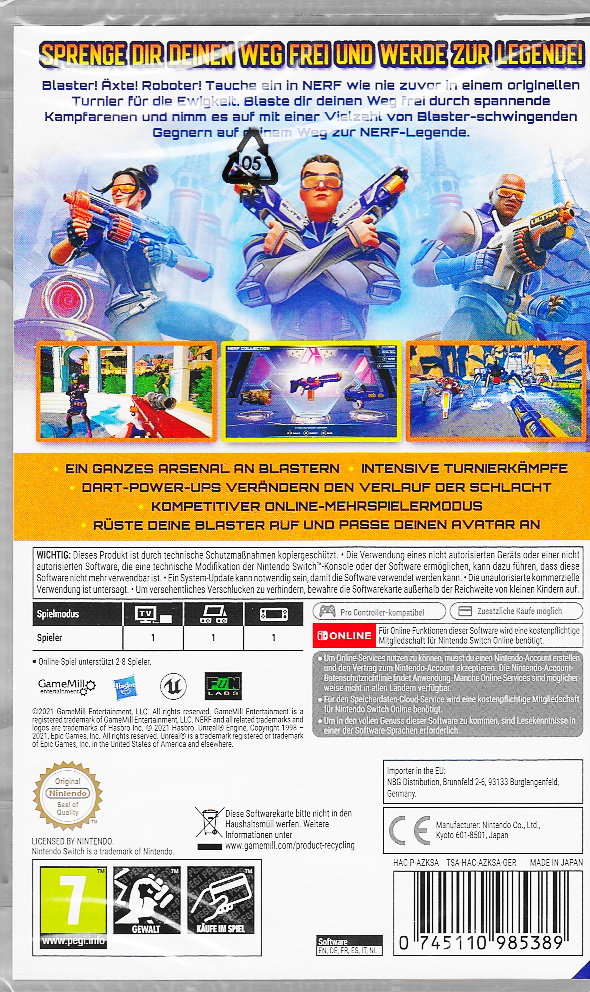 Nerf Legends - Nintendo Switch - Neu & OVP - Deutsche Version | eBay